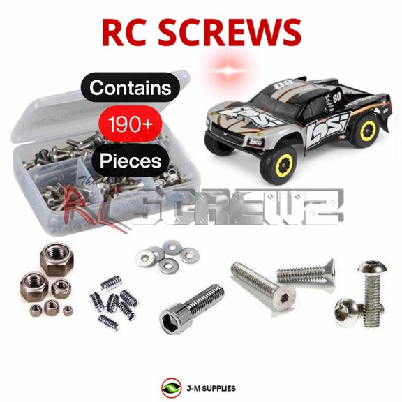 RCScrewZ Stainless Screw Kit los056 for Losi XXX-T SCT 1/10th 2WD Electric Truck (LOS03002) | SET
