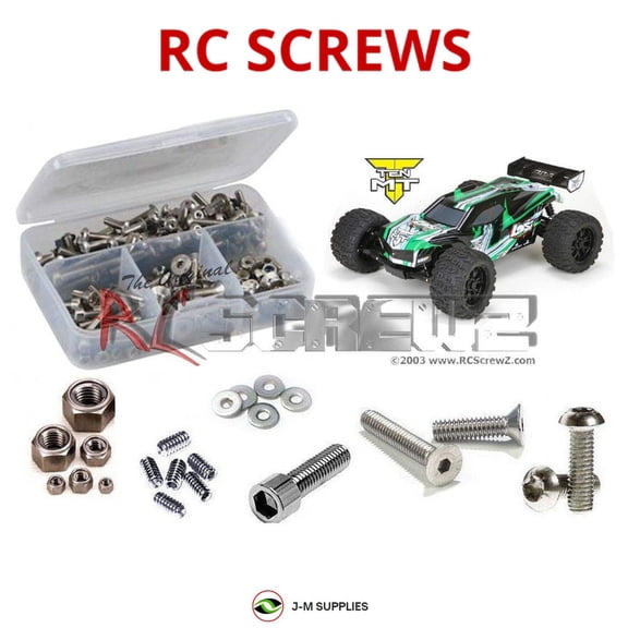 RCScrewZ Stainless Steel Screw Kit los089 for Team Losi TEN-MT 4wd LOS03006T RC Car | SET