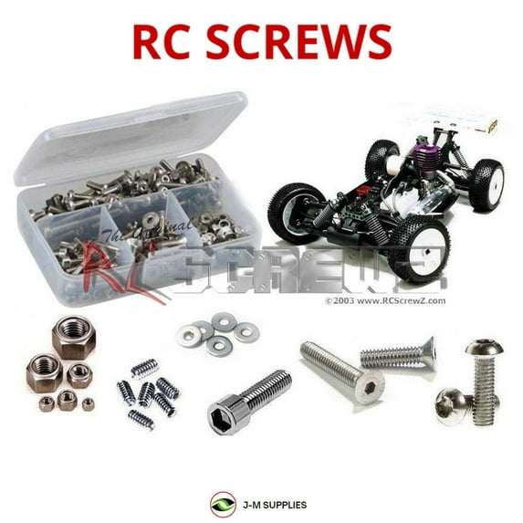 RCScrewZ Stainless Steel Screw Kit mug014 for Mugen Seiki MBX5-R/Prospec RC Car | SET