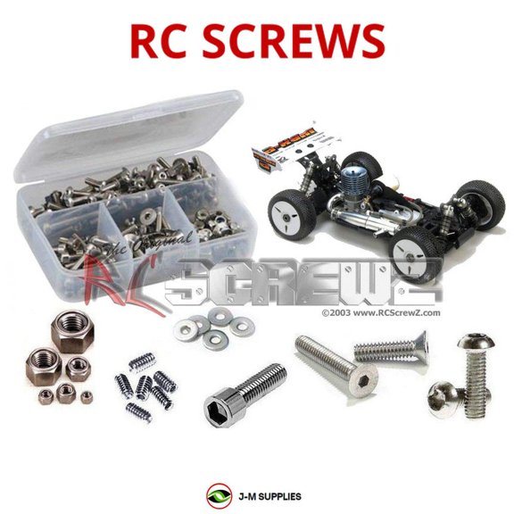 RCScrewZ Stainless Steel Screw Kit mug017 for Mugen Seiki MBX-6/R RC Car | SET
