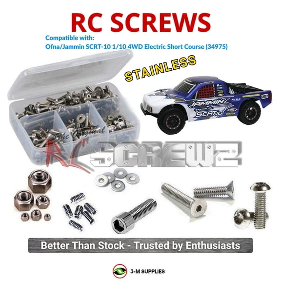 RCScrewZ Stainless Steel Screw Kit ofn059 for Ofna/Jammin SCRT-10 RC Car | SET