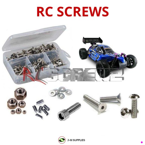 RCScrewZ Stainless Steel Screw Kit rcr025 for RedCat Racing Shockwave 1/10 Nitro Buggy | SET