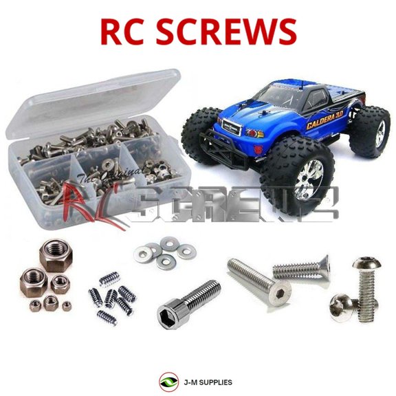 RCScrewZ Stainless Steel Screw Kit rcr027 for RedCat Racing Caldera 3.0 Nitro RC Car | SET