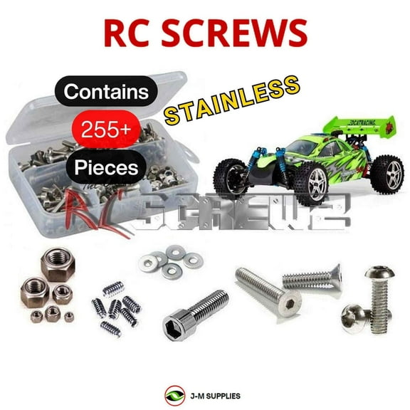 RCScrewZ Stainless Steel Screw Kit rcr031 for RedCat Racing Tornado S30 4WD 1/10 RC Car | SET