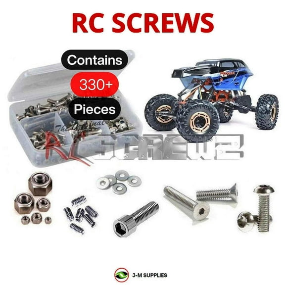 RCScrewZ Stainless Steel Screw Kit rcr050 for RedCat Rockslide RS10 XT Crawler RC Car | SET