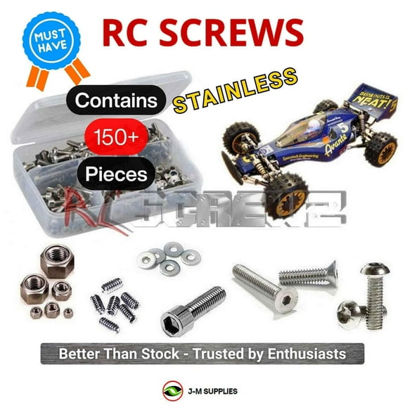 RCScrewZ Stainless Steel Screw Kit tam013 for Tamiya Avante 1/10 Buggy (#58072) (1988 Model) | SET