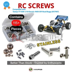 RCScrewZ Stainless Steel Screw Kit tam223 for Tamiya TT-02B 4wd #57987 RC Car | SET