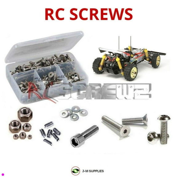 RCScrewZ Stainless Steel Screw Kit tam247 for Tamiya Super Hotshot 2012 4WD Buggy (#58517) | SET