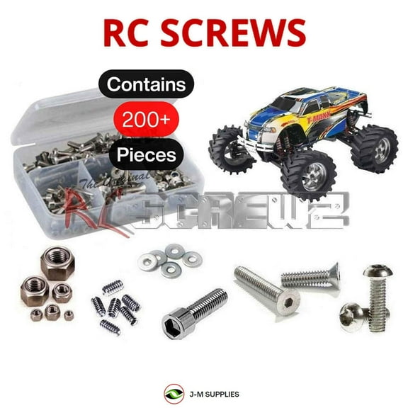 RCScrewZ Stainless Steel Screw Kit tra009 for Traxxas T-Maxx 1.5 (Original T-Maxx) Nitro MT | SET