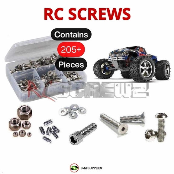 RCScrewZ Stainless Steel Screw Kit tra032 for Traxxas T-Maxx 3.3 #4908 Edition RC MT | SET