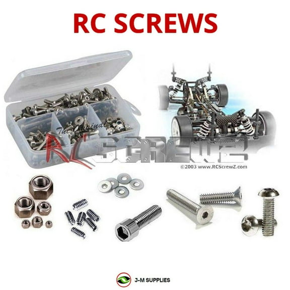 RCScrewZ Stainless Steel Screw Kit xra001 for Team XRAY T1 1/10th #300000 RC Car | SET