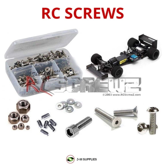 RCScrewZ Stainless Steel Screw Kit yok019 for Yokomo YRF Formula 001W RC Car | SET