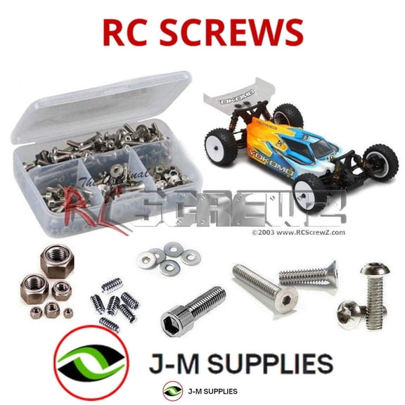 RCScrewZ Stainless Steel Screw Kit yok021 for Yokomo YZ4 Buggy 4wd RC Car | SET