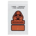 thumbnail image 1 of RD Plastics RDP Q604 8 x 8 in. 3 Wall Biohazard Reclosable Specimen Transport Bag - Case of 1000, 1 of 1