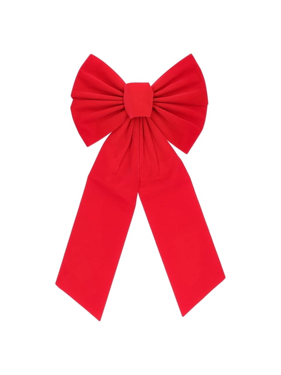 Red Decorative Christmas Bow, 19", by Holiday Time