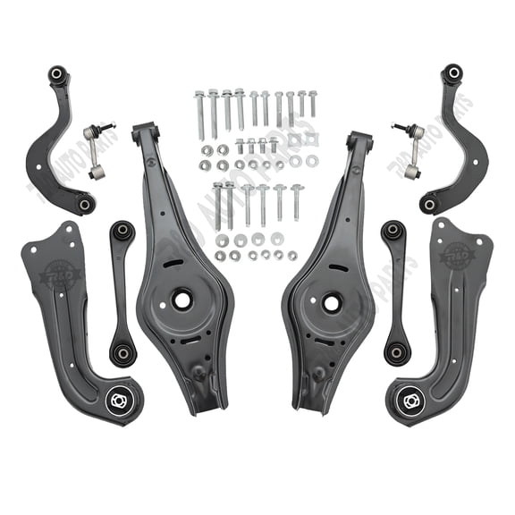 RD-autoparts Rear Upper and Lower Lateral & Trailing Control Arms For VW Passat Jetta Tiguan Eos Audi  A3 TT  5QM505223
