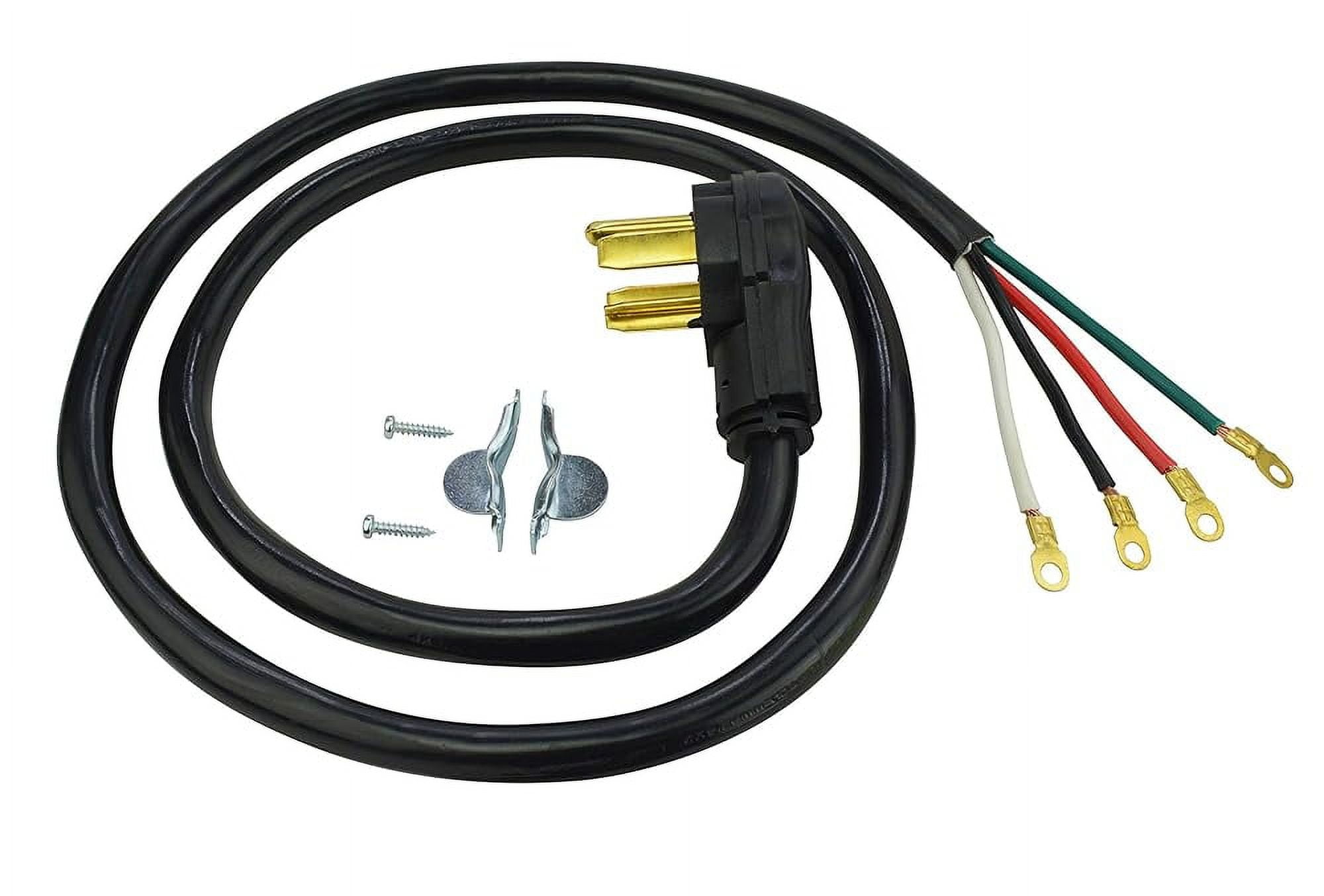 RD100405 3Pole 4Wire SRDT 30A 125/250Dryer Cord Volt, Gray, 5Feet