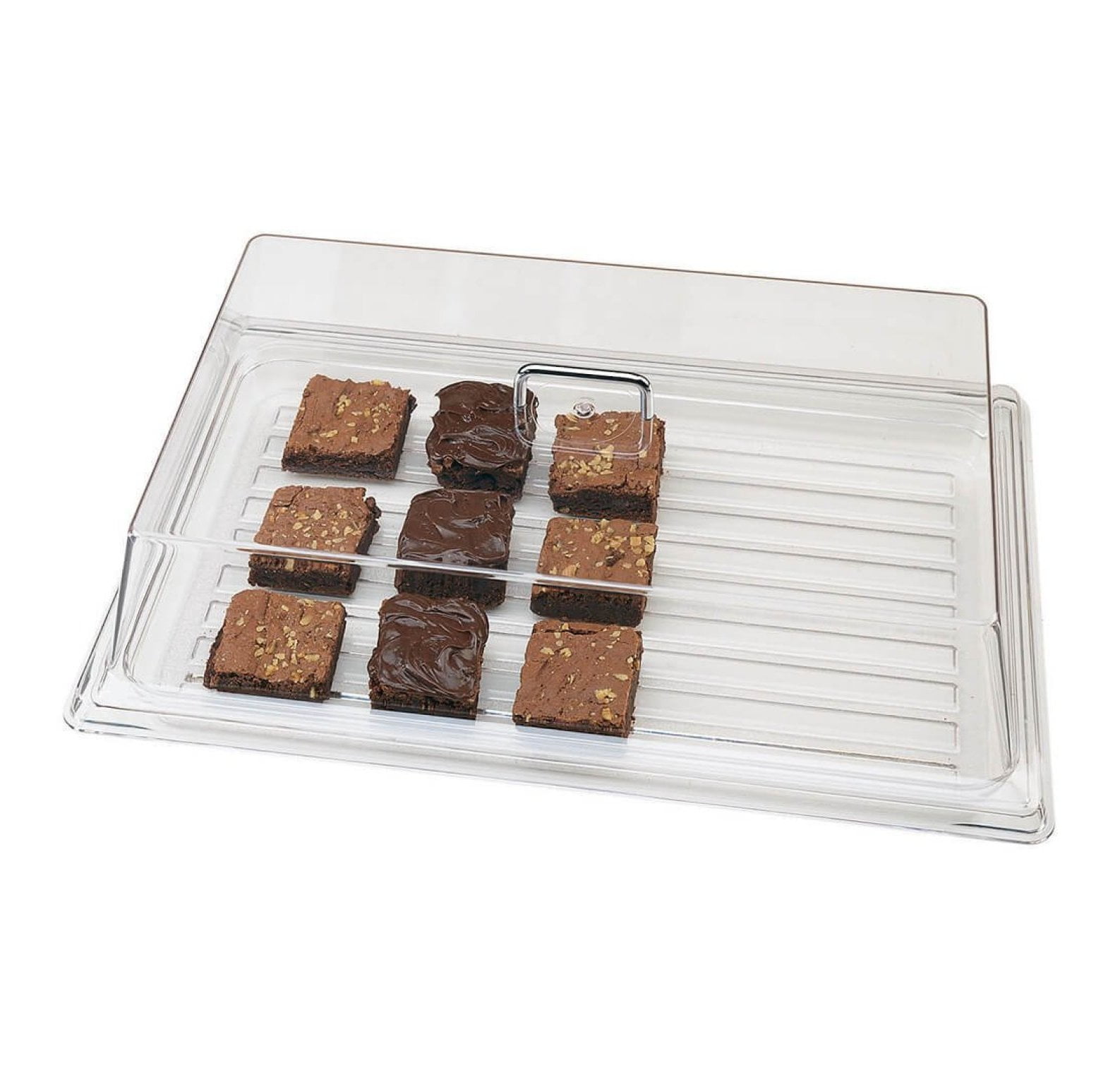Cambro Camwear Rectangular Display Cover - Clear, 12 X 20 Inches, Fits Display Trays