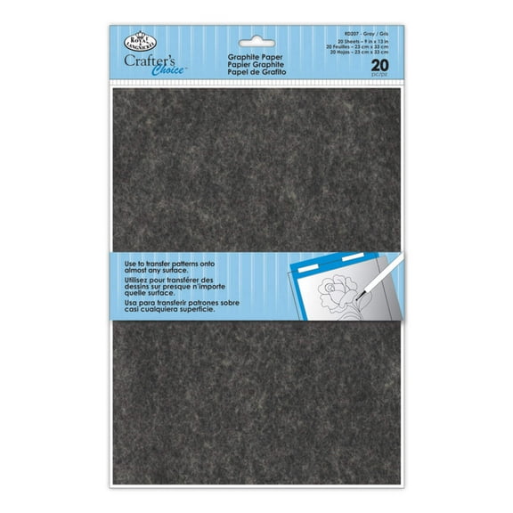 RD207 | Gray Graphite Paper - 20 Sheets
