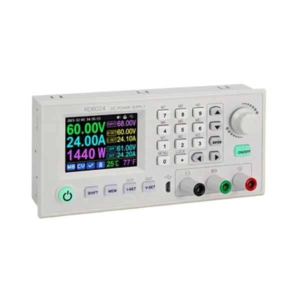 RD6024 High Power DC Regulated Power Supply 24A, Digital Display 5V/12V/48V Adjustable Battery Charger ,Hand & Power Tool