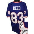 thumbnail image 1 of RDB Holdings & Consulting CTBL-021614 Andre Reed Signaturened Blue TB Stitched Football Jersey No.83 7X Pro Bowler, Extra Large, 1 of 1