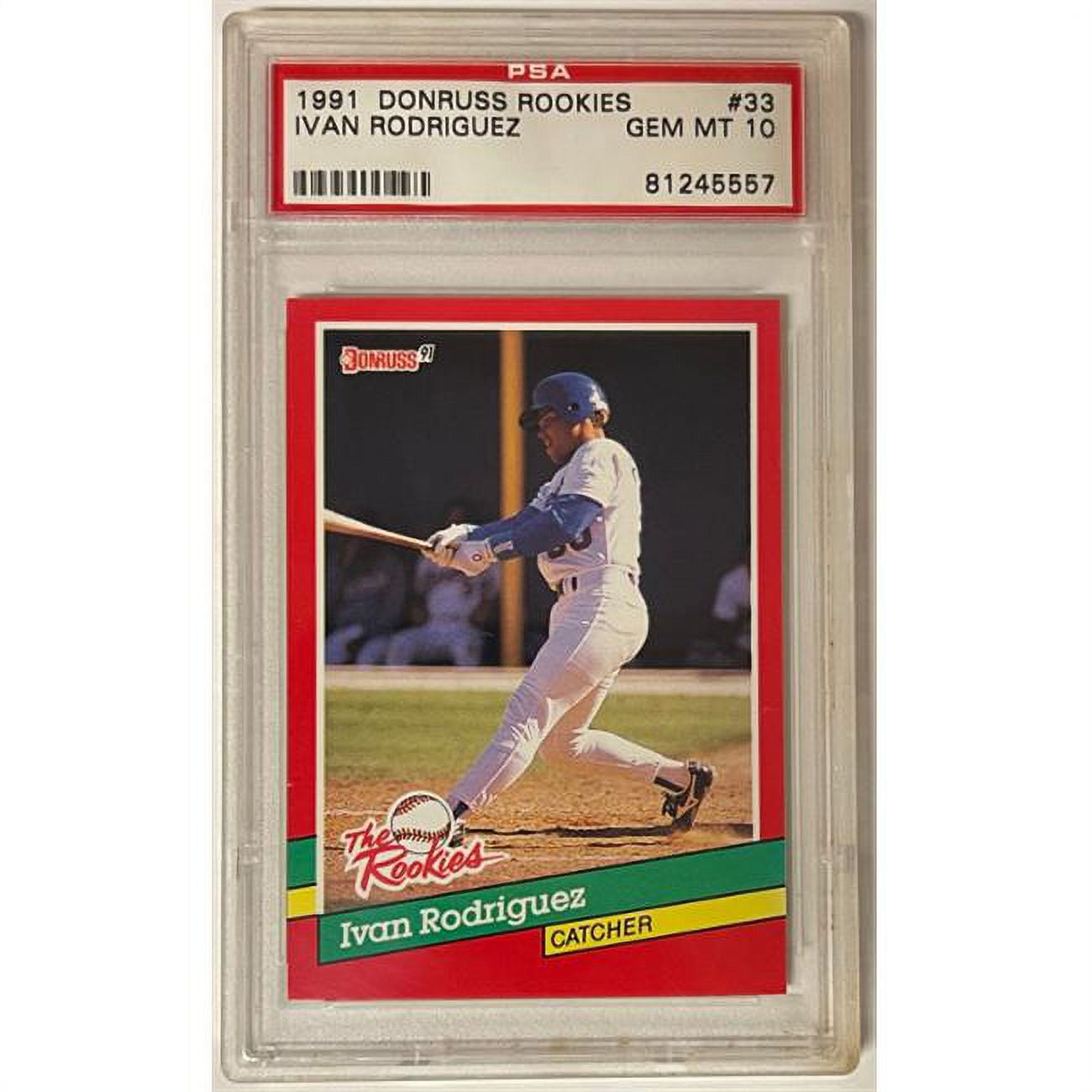 RDB Holdings & Consulting CTBL032562 Ivan Rodriguez 1991 Donruss