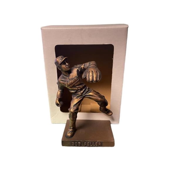 RDB Holdings & Consulting CTBL-038915 5.5 in. Bob Feller Cleveland Hartland Statue - Square Base