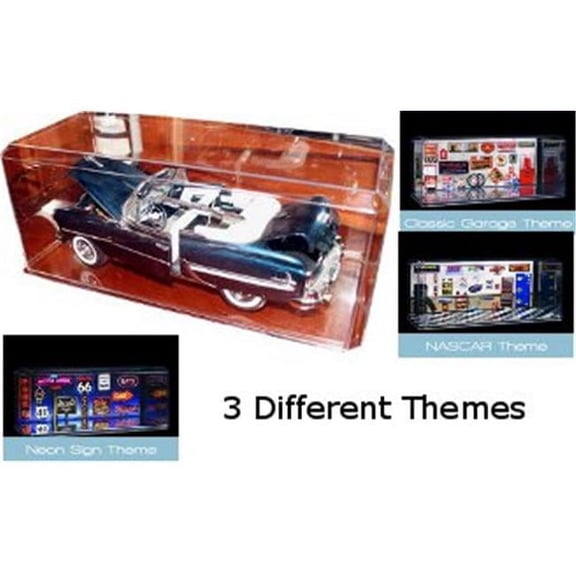 RDB Holdings & Consulting CTBL-r10917 Diecast Unsigned 1 to 24 Display Case with Clear Base