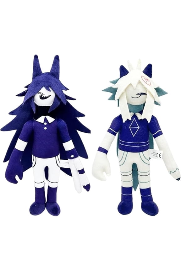 Fundamental Paper Education Plush Toy, Soft Stuffed Animal Figure Doll, Cute Cartoon Character Anime Pillow Plushies Doll Toy for Fans Adults(2pcs)