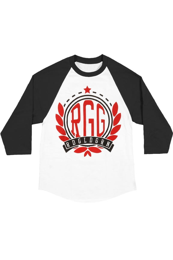 Men's RRG Logo Baseball Jersey Medium Black/White