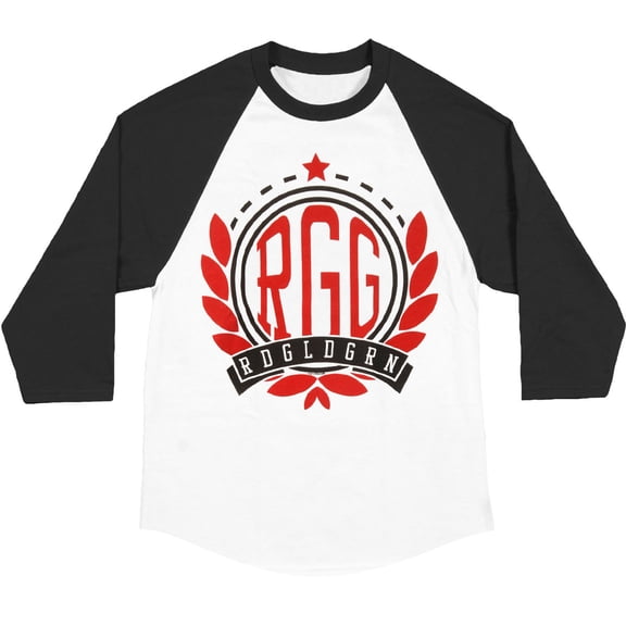 RDGLDGRN Men's RRG Logo Baseball Jersey XX-Large Black/White