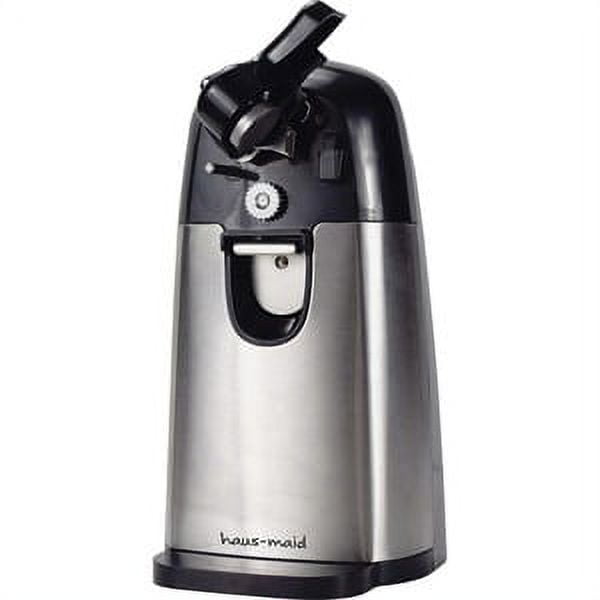 RDI Electric Can Opener - Built-in Magnet, Durable - Black RDI Electric Can Opener - Built-in Magnet, Durable - Black