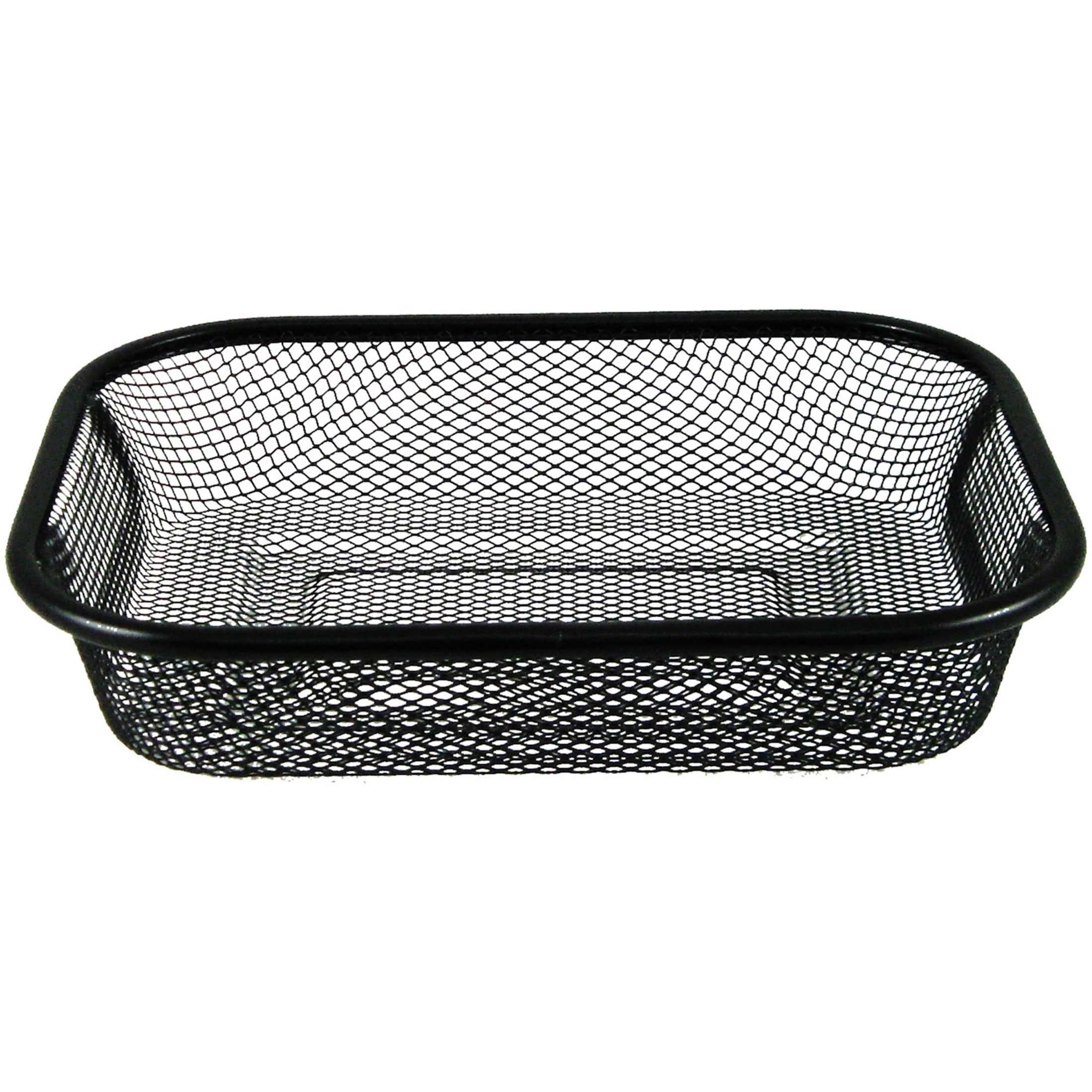 RDI Square Wire Basket Organizer - Lightweight, Durable, Bend Resistant - Black - Wire - 12 / Carton RDI Square Wire Basket Organizer - Lightweight, Durable, Bend Resistant - Black - Wire - 12 / Carton
