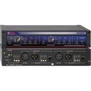 RDL HR-MP2 Dual Microphone Preamplifier, 2-Channel Half-Rack Mic Pre with 24/48V Phantom Power, Low-Cut Filter, Pad & Balanced XLR, 1/4" TRS Outputs Power Supply Not Included
