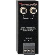 Radio Design Labs (RDL) TX-J2 Unbalanced Input Transformer, Unbalanced Stereo Inputs to Summed Balanced Mono Output, Hum Cancellation On Unbalanced Line Inputs