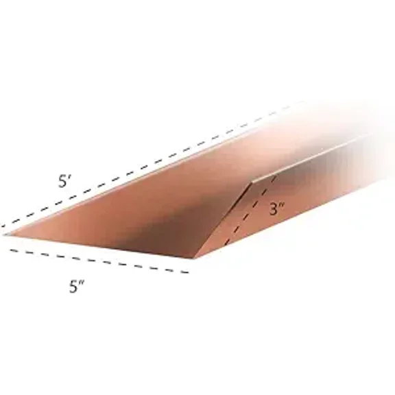 RDP 110 Copper Angle Flashing (10 Piece Bundle) (4" x 4" x 5')