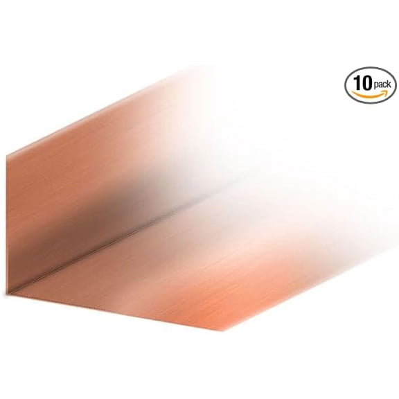 RDP 90° Copper Angle Flashing (10 Piece Bundle) (1" x 3” x 5')