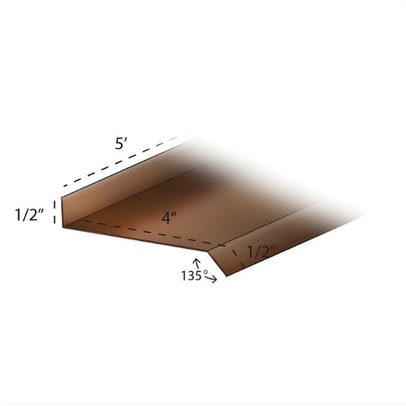 RDP Counter Flashing (10 Piece Bundle) (Brown)