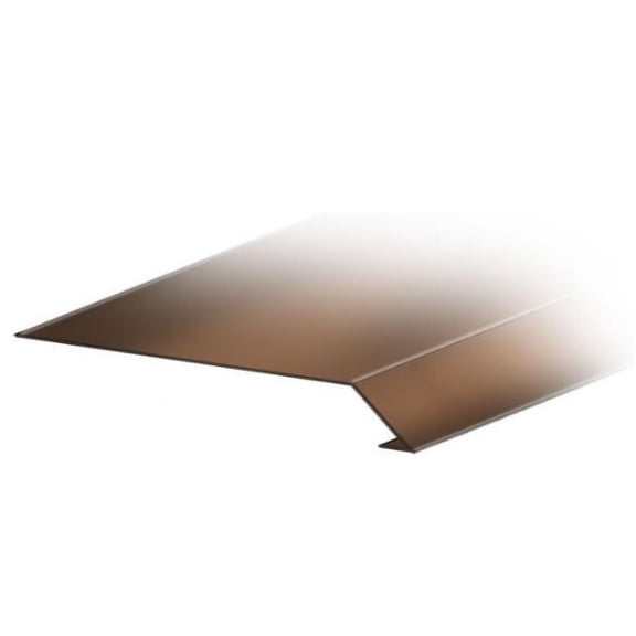 RDP Brown Edge Flashing (10 Piece Bundle) (3" x 1" x 5')