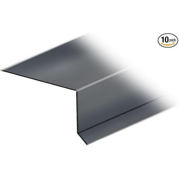 RDP Standard Drip Edge (10 Piece Bundle) (1.5" x 1.5" x 5', Black)