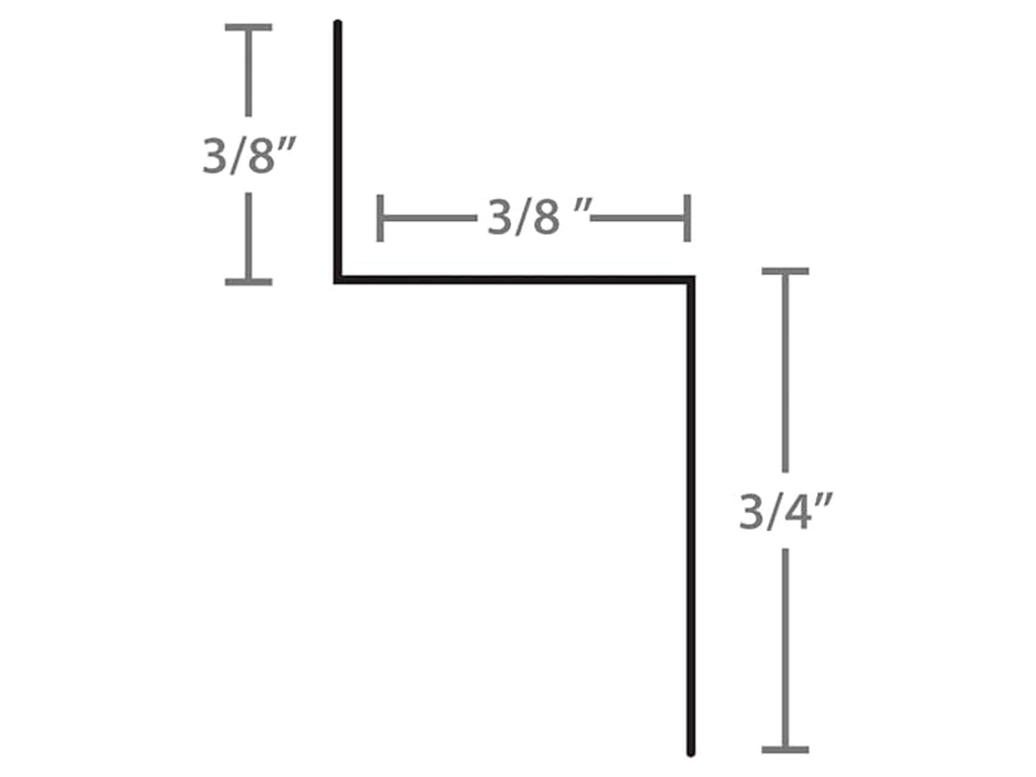 RDP Z Flashing (10 Piece Bundle) (.375" X .5" X .75" X 5')