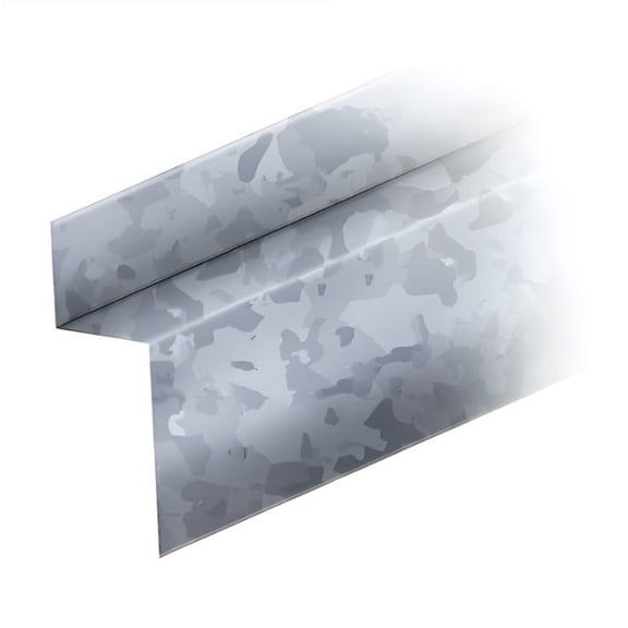 RDP Galvanized Steel Z Flashing (10 Piece Bundle) (.375" x 1.25" x .75" x 5')