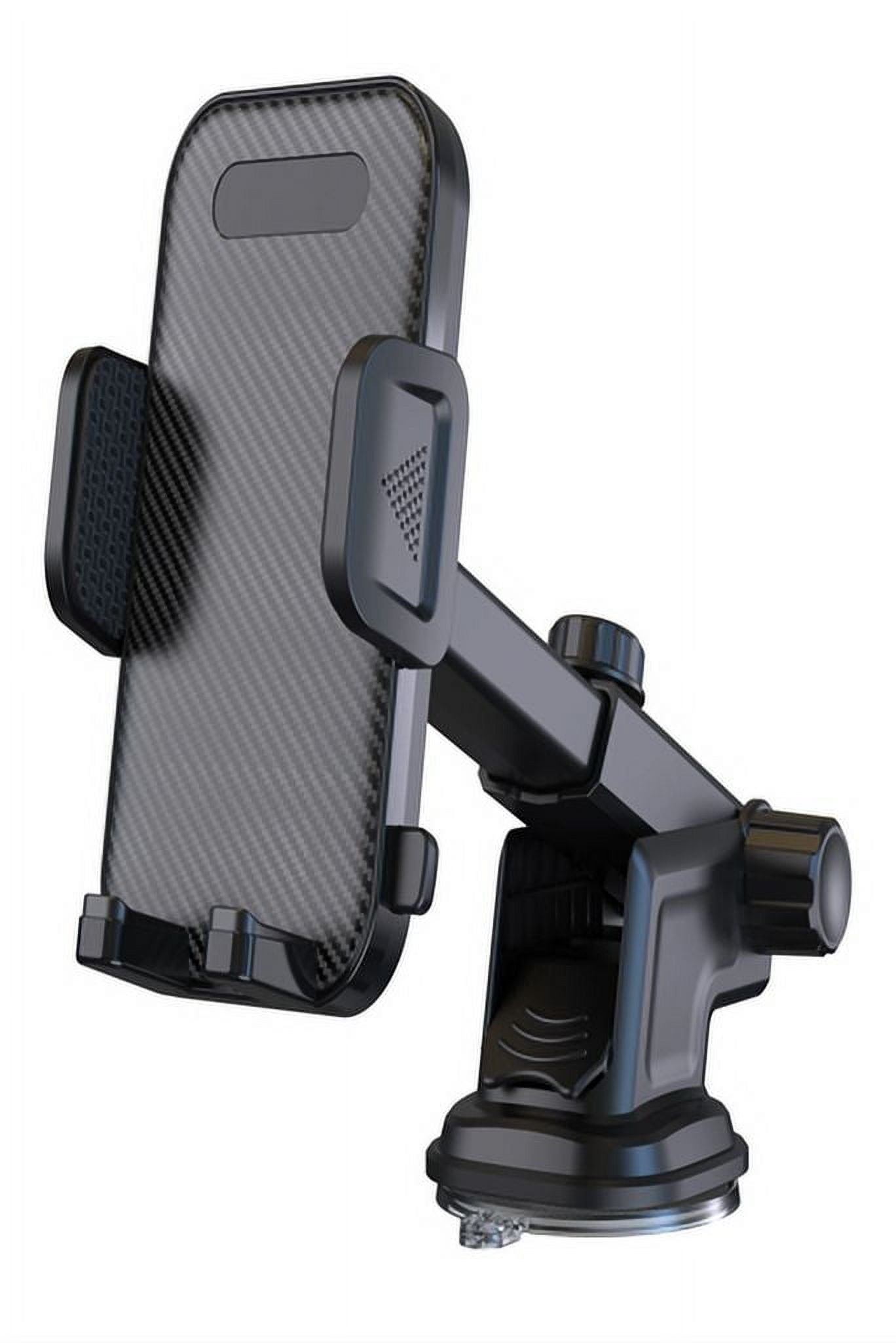 RDRKR 3-in-1 Suction Cup Phone Holder 360 Degree Rotation Compatible with Smartphones Car Mount