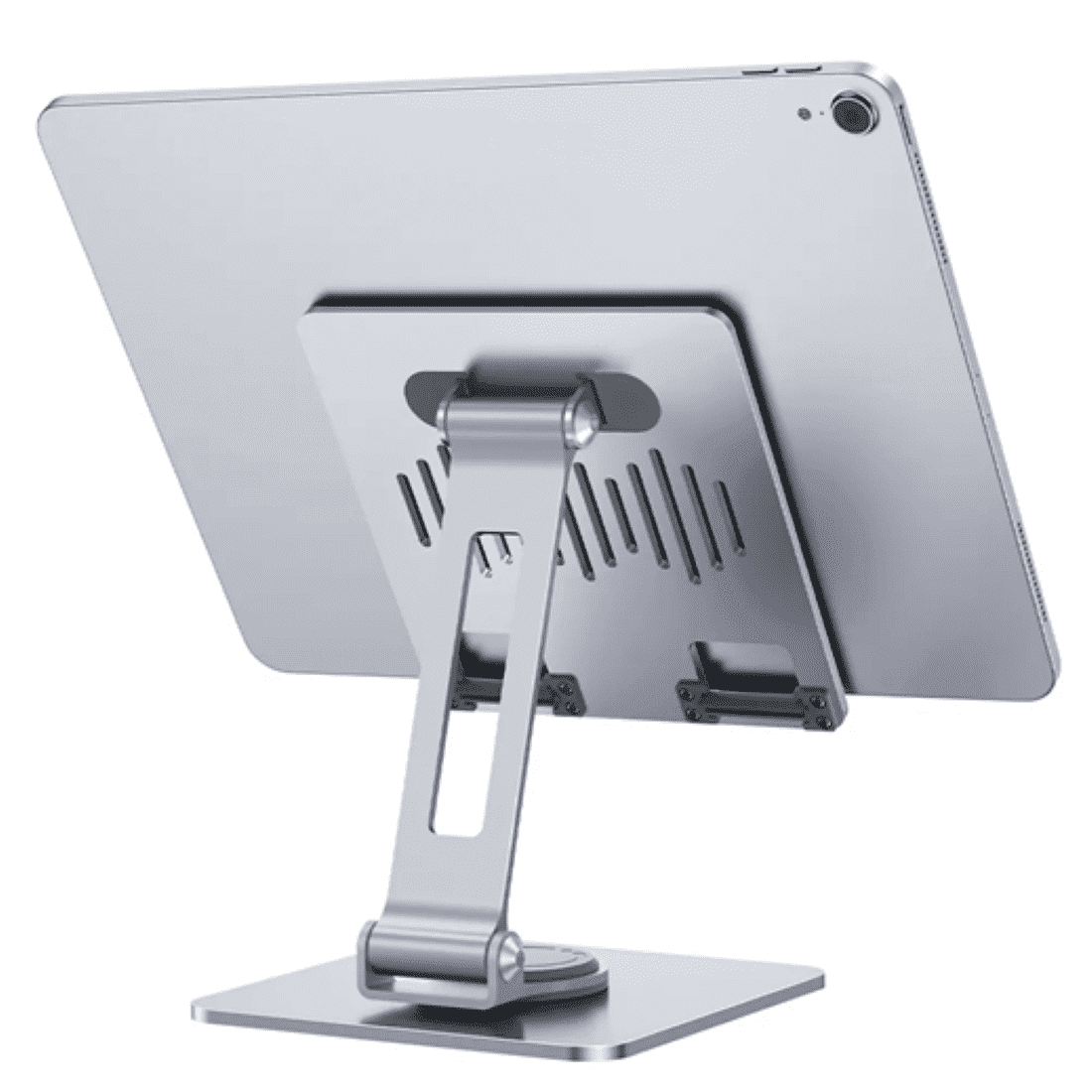 RDRKR Aluminum Alloy Steel Adjustable Foldable 360 Degrees Rotation Mobile Phone Tablet Stand For Android IOS Devices