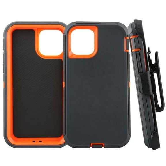 RDRKR IPHONE 15 PROMAX PHONE CASE WITH HOLSTER ORANGE
