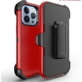 thumbnail image 1 of RDRKR IPHONE 15 PROMAX PHONE CASE WITH HOLSTER RED, 1 of 6