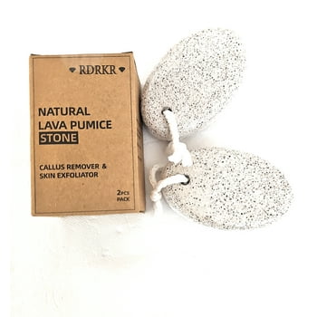 RDRKR Natural Pumice Stone for Feet Pedicure Skin Callus Remover Foot Scrub Exfoliator