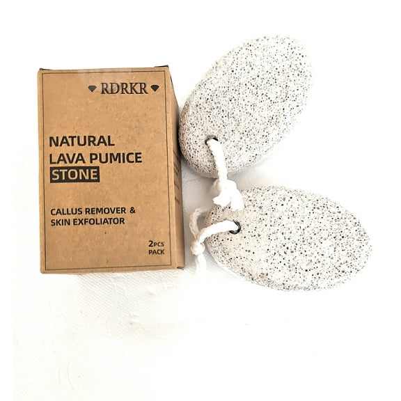 RDRKR Natural Pumice Stone for Feet Pedicure Skin Callus Remover Foot Scrub Exfoliator