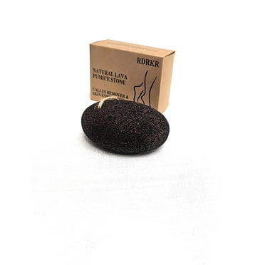 RDRKR Pumice Stone Foot and Hand Scrubber - Natural Lava Stone for Callus Remover, Foot Exfoliation, Hand Scrub, Pedicure Tool, Dry Skin Remover, Promote Healthy Foot and Hand Care (Brown)
