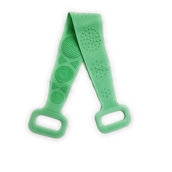 RDRKR Silicone Back Scrubber Exfoliating Body Brush Green 27.6 inches (70cm)